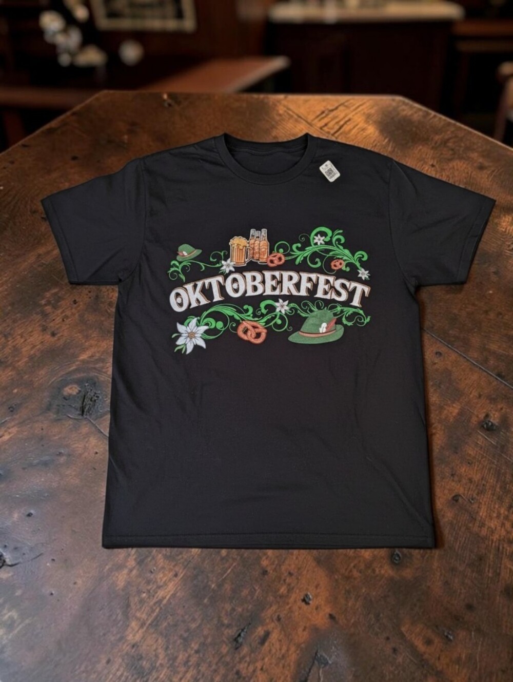 Men's Oktoberfest Graphic T-Shirt - Black, L